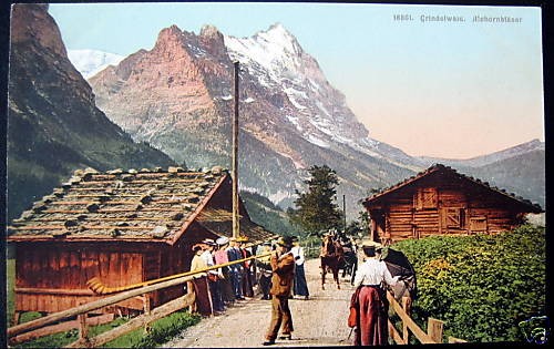 switzerland 19 00 s grindelwald alphorn blower 