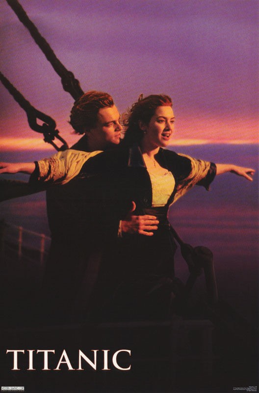     MOVIE   TITANIC   FLYING   LEO & KATE    #1718 RC7 H