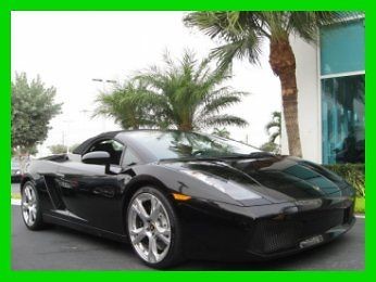 Newly listed Lamborghini  Gallardo SPYDER *MILES4K *FLORIDA 08 NERO 