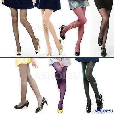New Fashion Women transparent Tights Pantyhose Color Stockings
