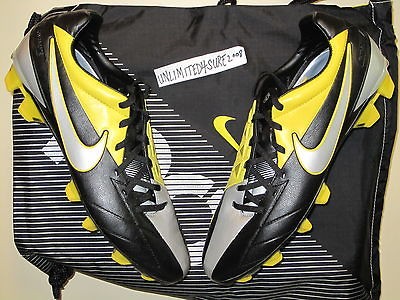 220 Nike T90 Laser IV KL FG Black/Luster Yellow 8.5 Mercurial Vapor 