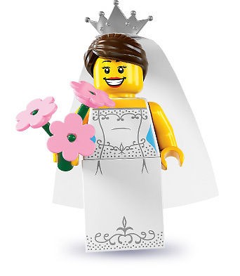 Newly listed LEGO Wedding Bride Collectable Minifigure Series 7 8831
