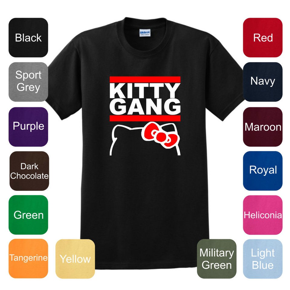 Kitty Gang T Shirt OFWGKTA Odd Future Hello Taylor illest Wiz Mac Cute 
