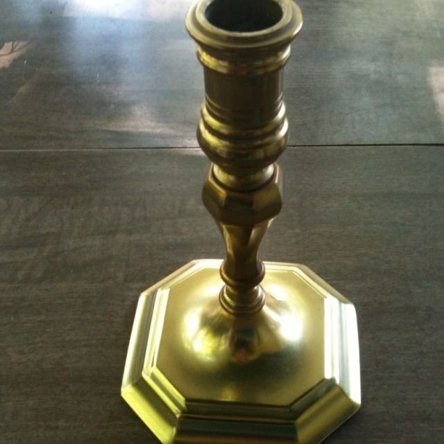 Baldwin Usa Forged In America Brass Candlestick Candle Holder Stick
