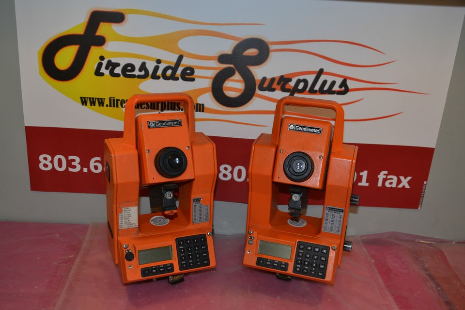 LOT OF 2) GEODIMETER SURVEYING THEODOLITE TRANSIT 571144510 422 400 