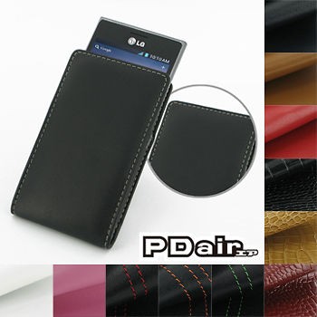 Leather Case for LG Optimus L5 E610 (Vertical Pouch NO Clip) by PDair