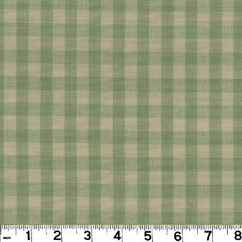 Cute Cotton Check Roth & Tompkins Drapery Upholstery Fabric Chester 