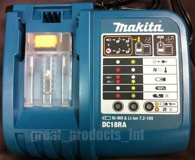 Makita DC18RA S 18v Lithium Ion Battery Charger New 120v for BL1830 