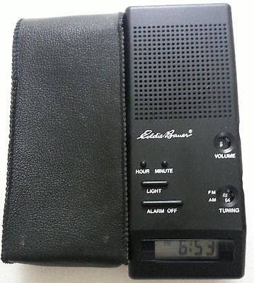 EDDIE BAUER AM/FM ALARM CLOCK RADIO H4349 1988 BEARE DESIGN COLLECTION