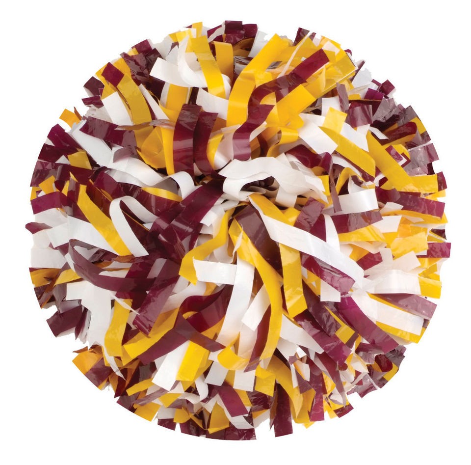 poms in stock 6 colors 6 youth 3 color mixfree