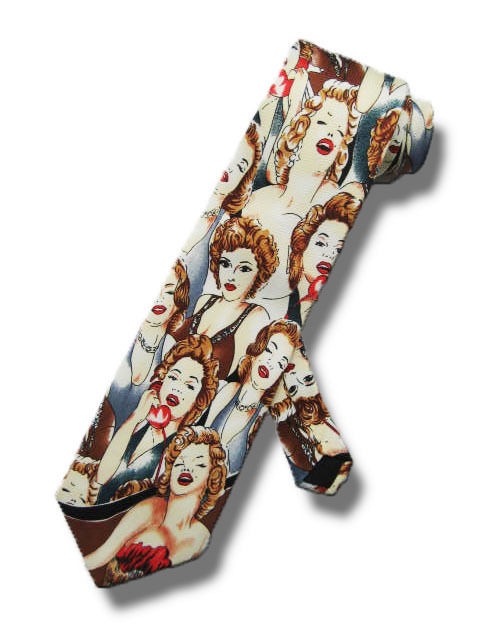 NEW MARILYN MONROE NECKTIE ACTRESS TIE WOMAN BEAUTIFUL