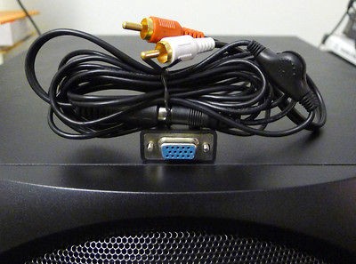 Logitech Z 5500 Control Pod Bypass Cable (RCA 20FT) w/ volume ctrl