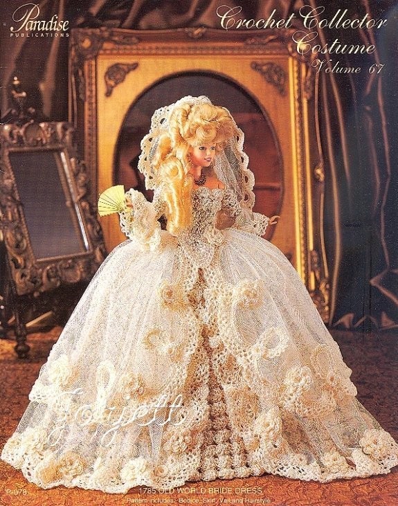 Paradise Vol 67, 1785 Old World Bride Dress crochet patterns