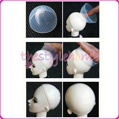 Head Soft Silicone Sheath/wig cap for BJD dollfie Brand New