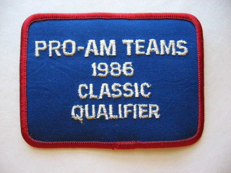 vintage 1986 pro am classic qualifier fishing patch time left