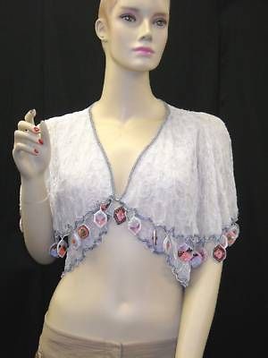 nwt georgina von etzdorf queen bee silk capelet m $