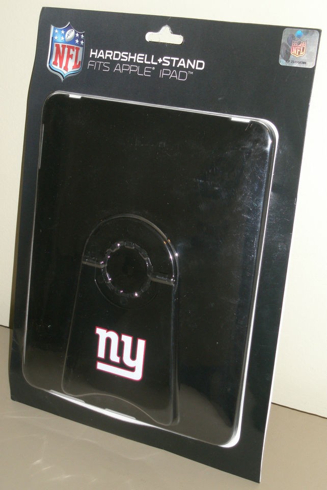 New York Giants Football Black White Red Hardshell Case w/ Stand for 