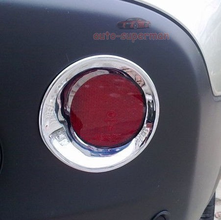 chrome rear fog light cover for nissan qashqai dualis from