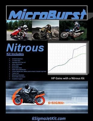 Suzuki 50 125 250 cc Scooter NOS Nitro Intake Nitrous Oxide Kit 