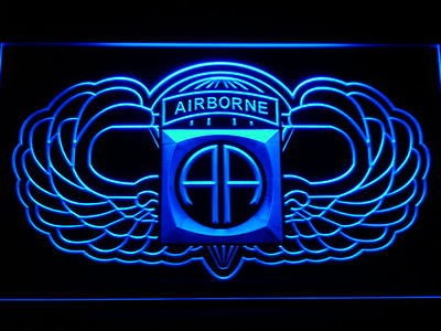 f184 b 82nd airborne wings army neon light sign from