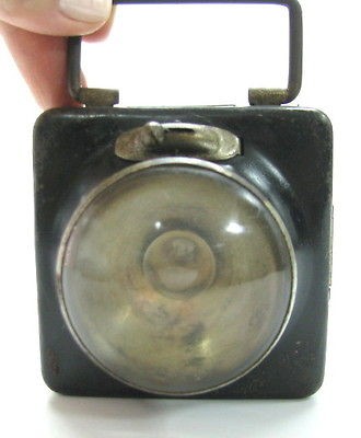   GERMAN GERMANY BLACK METAL MINI PERTRIX FLASHLIGHT BIG FISH EYE #11 x