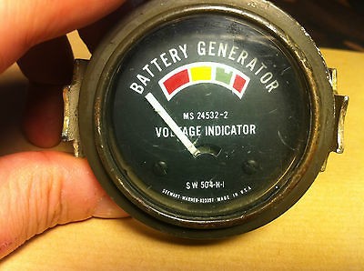 MILITARY VEHICLE M35 M35A2 M62 M51 M548 BATTERY GAUGE GENERATOR