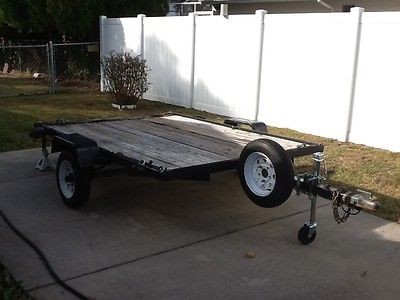 6x8 utility atv trailer w spare tire new jack time