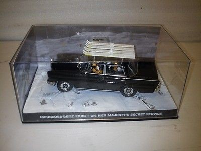 james bond mercedes benz 220s model 1 43 scale new