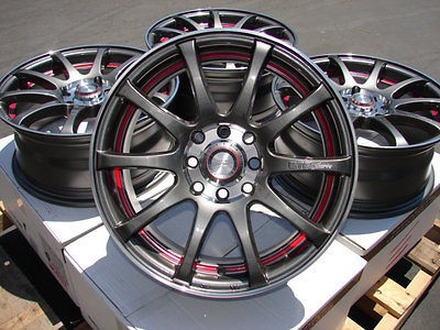   Wheels Rims 4x100 Miata Cooper Lancer Mirage Scion Xb Aerio Corolla