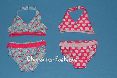 HELLO KITTY SWIMSUIT Size 2T 3T 4T 5T Swim Bathing Suit BIKINI