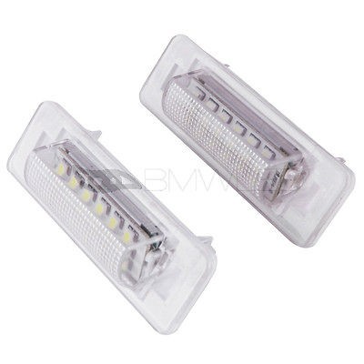 2pcs 18x WHITE LED LICENSE PLATE LAMP BENZ E CLASS W210 E200 E230 E240 