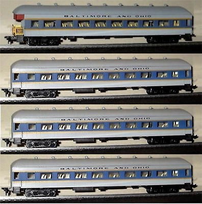 ho scale model power 4 baltimore ohio passenger cars time