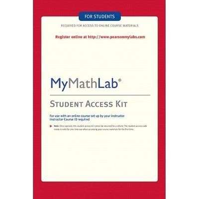 mymathlab my math lab access code kit student new