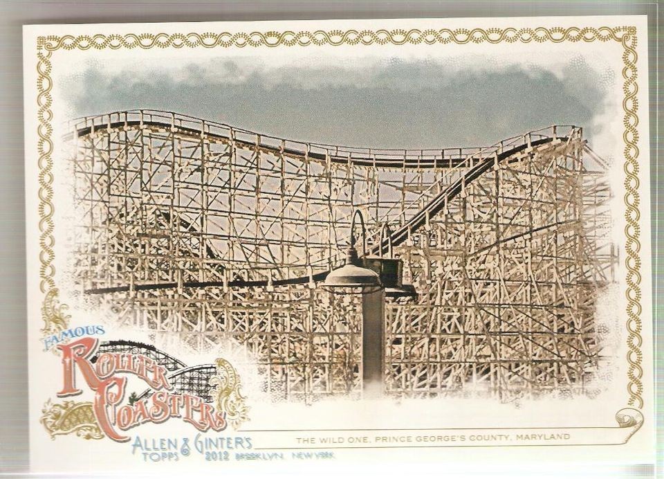 2012 Topps Allen & Ginter Rollercoaster Cabinet Box Loader RC 4 The 