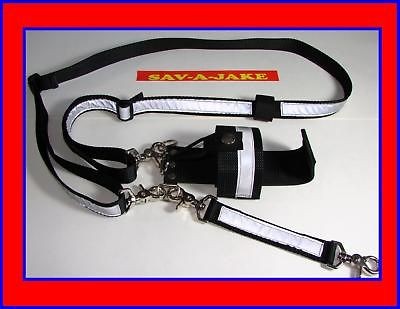 FIREFIGHTER TOOLS ULTRALITE REFLECTIVE 3 PC. RADIO STRAP SET SAV A 