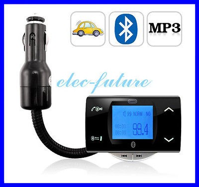 LCD Bluetooth Car  Player FM Transmitter Modulator USB SD 