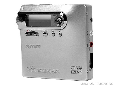 Sony Net MD MZ N10 Personal MiniDisc Pla