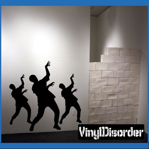 zombies dance kc01 vinyl decal car or wall sticker mural