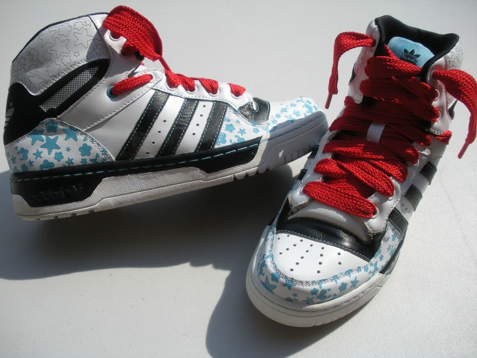 Adidas Metro Attitude 2007 Release size 6 White Black Aqua Blue Teyana 