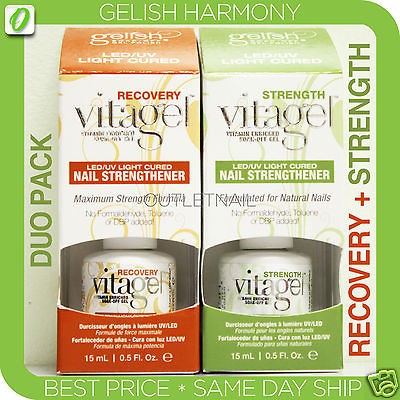   & STRENGTH GELISH Duo Pack Vitamin Nail Strengthener Gel Combo