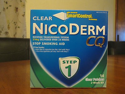 Nicoderm CQ Patch Step 1 Brand New and Sealed. Expires 02/2014