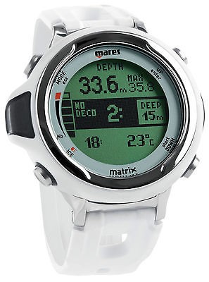 Newly listed NEW Mares Matrix Dive Compute WHITE   BNIB AirNitrox 