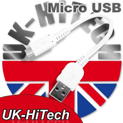 WHITE MICRO USB DATA SYNC CHARGING CHARGE CABLE FOR HTC SENSATION XE 