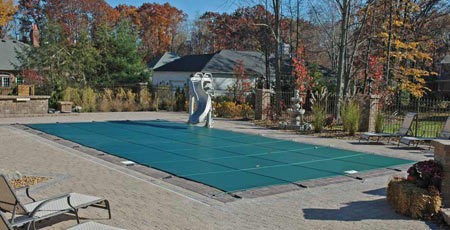 Water Warden 18 x 36 Mesh Winter Safety Cover for In Ground Pool 15 Yr 