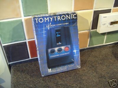 cosmic combat tomytronic boxed rare 80s electronic toy time left