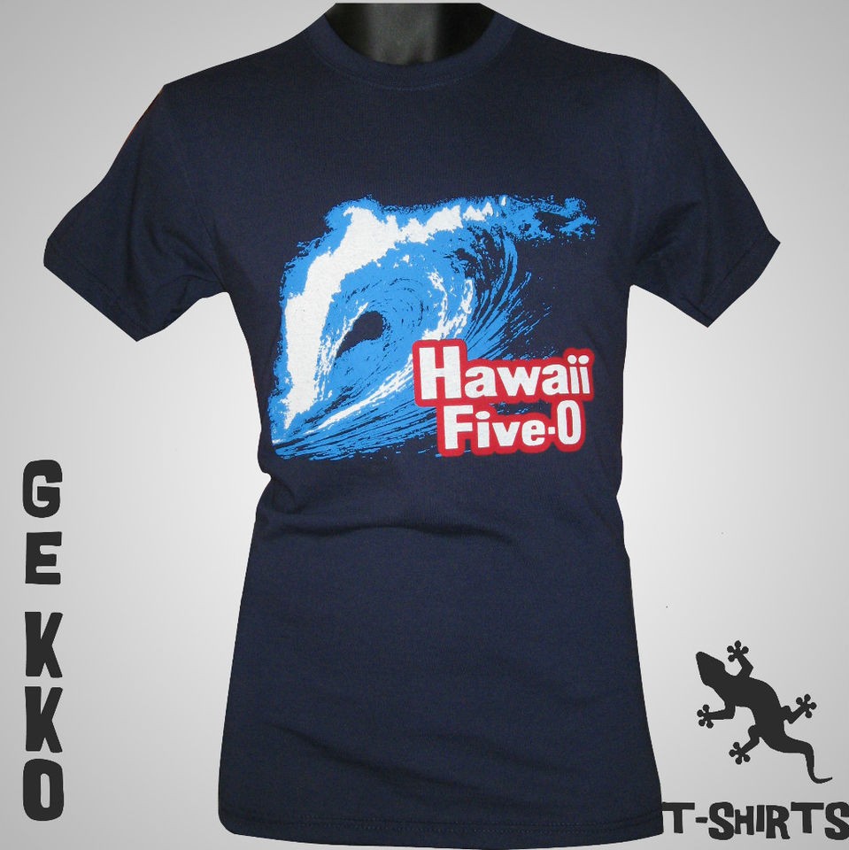 hawaii five o retro t shirt classic 70 s tv show police location 