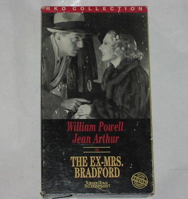 the ex mrs bradford william powelll jean arthur vhs time