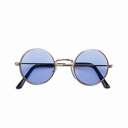 JOHN LENNON HIPPY 60S 70S BLUE TINT GLASSES FANCY DRESS COSTUME 