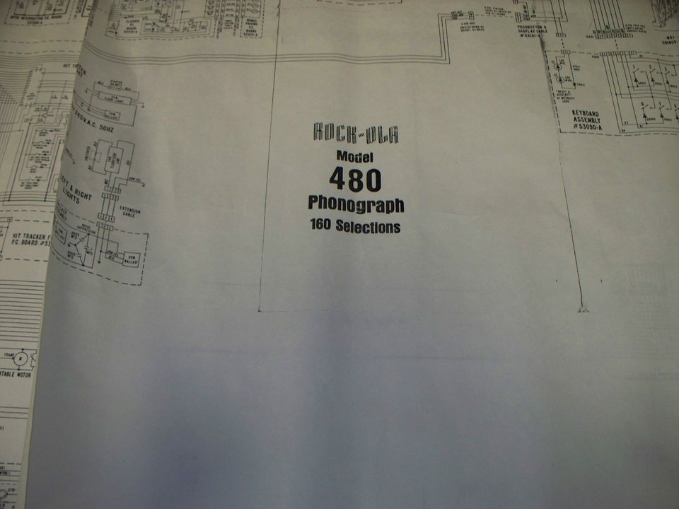 rock ola rockola model 480 phonograph jukebox schematic time left