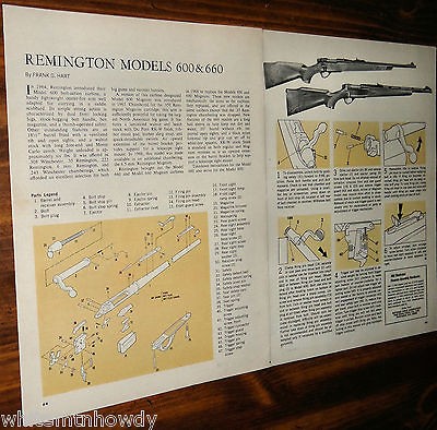   Model 600 & 660 RIFLE Parts List Assembly Article Exploded View